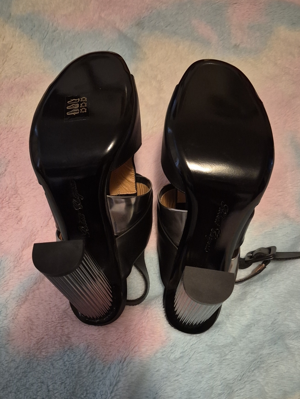 Vintage Robert Clergerie Leather High Heel Shoes - Picture 8 of 9